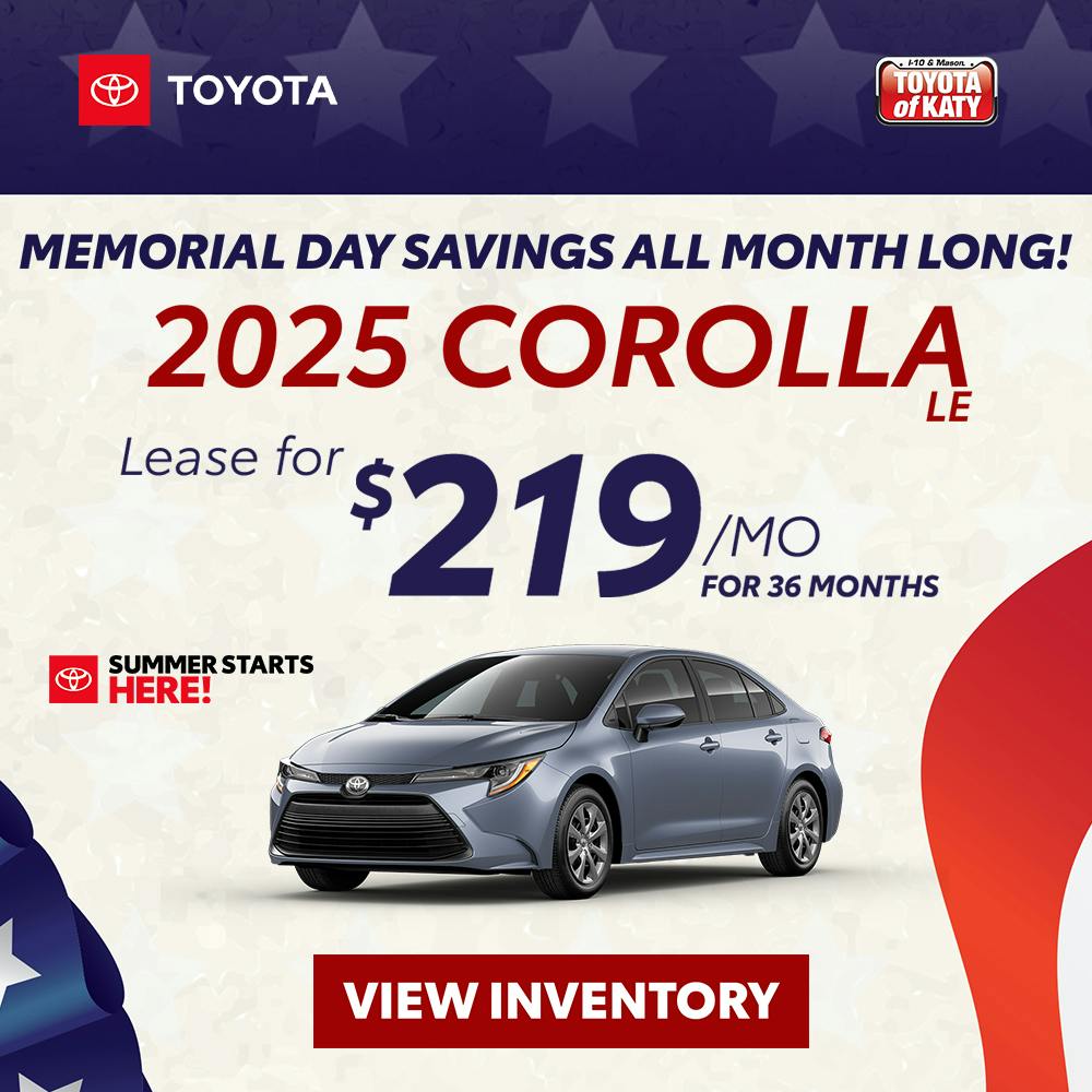 2025 Corolla LE | Toyota of Katy